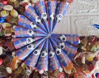 12 x Lazer tag themed sweetcones sweets candy party bag Favours perfect for handing out at party gamer gaming sweets birthday gift