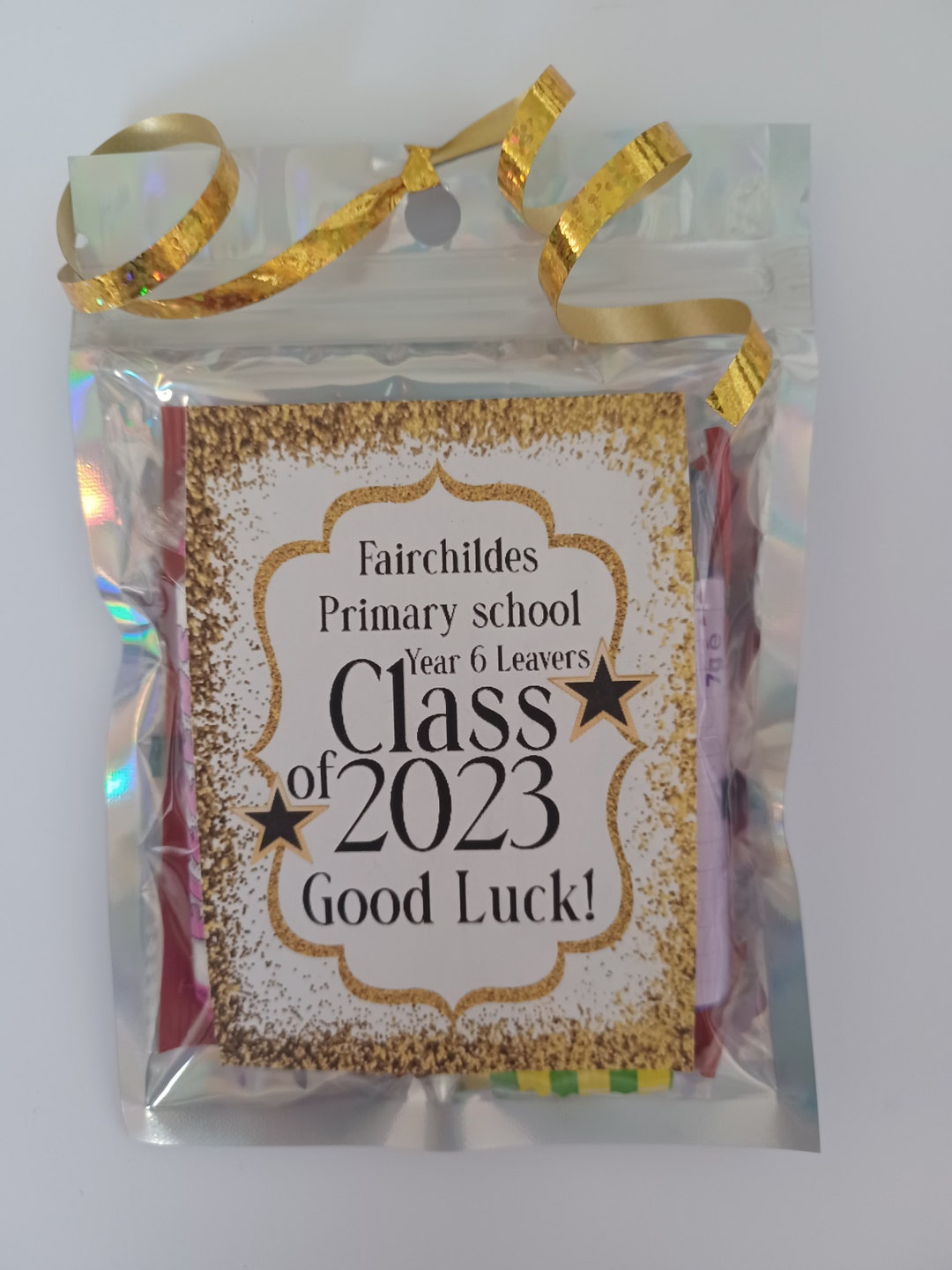 School Leavers Sweet Bag Party Favour Sweet Cone Alternative