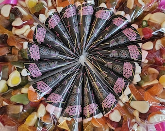 10 x Lazer tag themed sweetcones sweets candy party bag Favours perfect for handing out at party gamer gaming sweets birthday gift