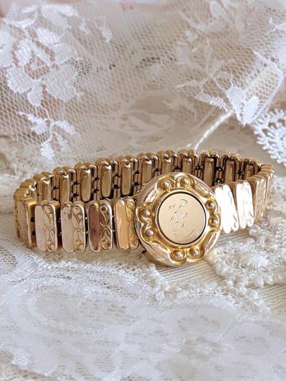 Antique Sweetheart Expansion/ Expandable Bracelet - image 2