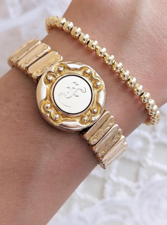 Antique Sweetheart Expansion/ Expandable Bracelet - image 5