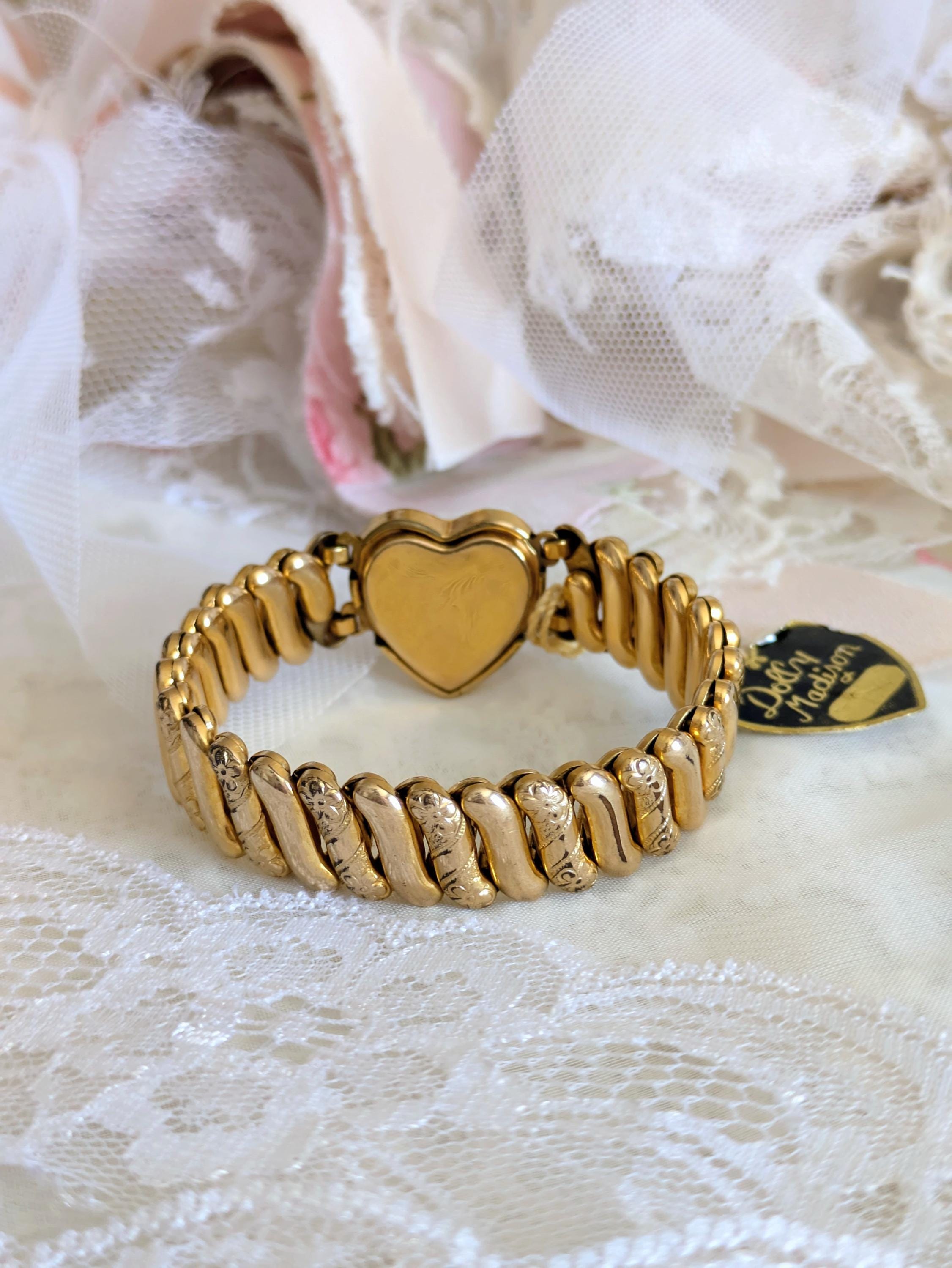 Vintage Sweetheart Bracelet - Etsy