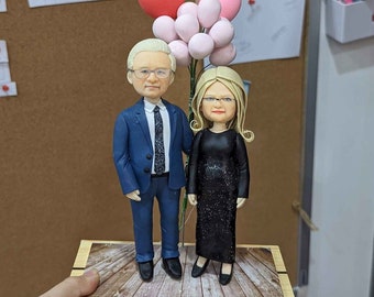 Familiebeeldjes, gepersonaliseerde miniaturen, beeldjespoppen, aangepaste 3D-beeldjes, gepersonaliseerd beeldje, verjaardagscadeau, vaderdagcadeaus