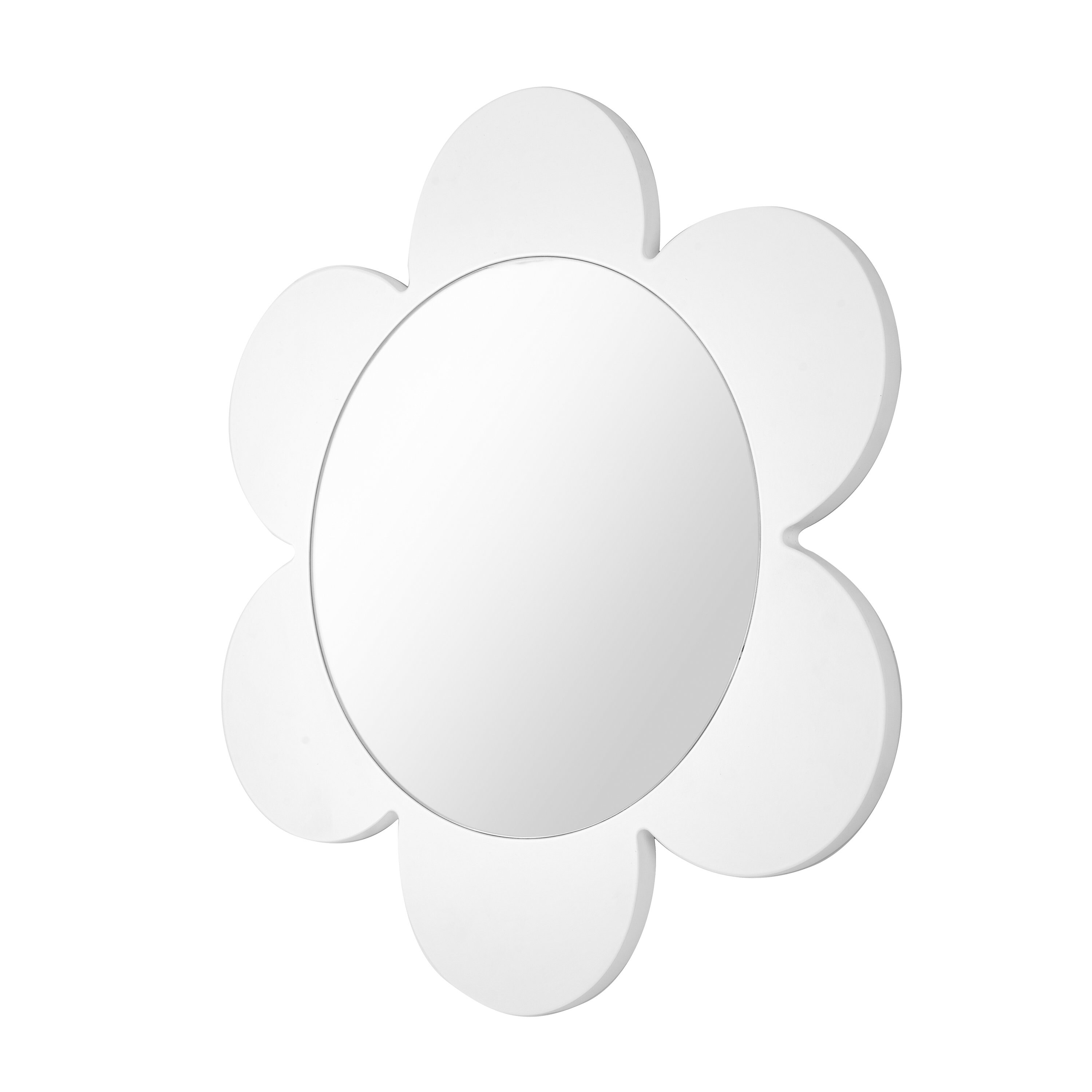 FLOWER WALL MIRROR Wood Frame Mirror Hanging Wall Mirror Etsy