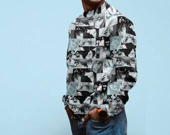 Sudaderas Con Capucha Tokyo Revengers Mikey Eyes Con Estampa Sudaderas Con Capucha Tokyo Revengers Mikey Eyes Con Estampa