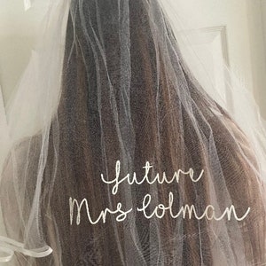 Future Mrs Veil or Clothing Decal Transfer Iron on transfer image 2