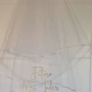 Future Mrs Veil or Clothing Decal Transfer Iron on transfer image 1