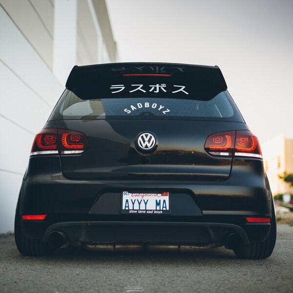 Rear Window Decal Jdm Etsy