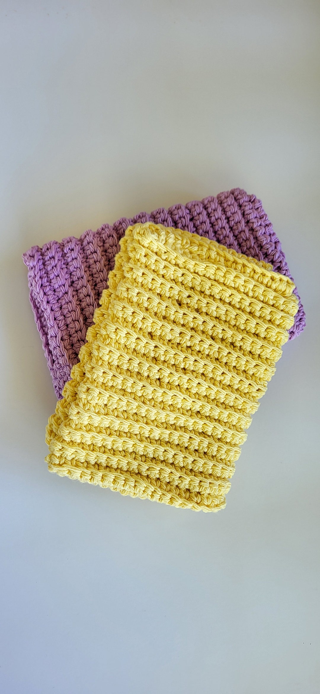 Cotton Crocheted Dust Mop Covers 2 Pack Etsy