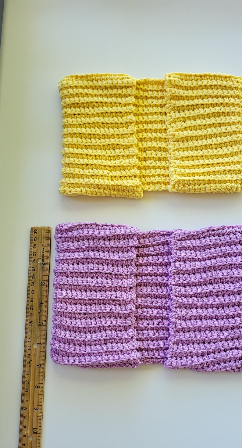 Cotton Crocheted Dust Mop Covers 2 Pack Etsy