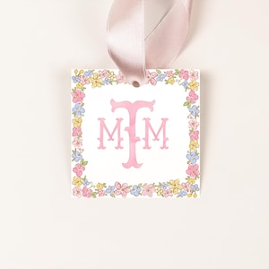 Monogram Enclosure Gift Cards, Gift Tags or Stickers, Event Labels, Favor Tags, Celebration Tags