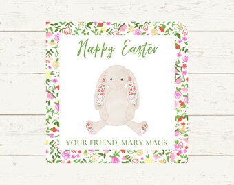 Bunny Easter Tag | Printed or Printable