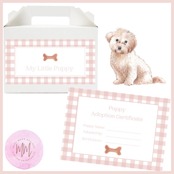 Free Printable Adopt a Puppy Activity Kit - Pjs and Paint