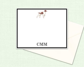 Bird Dog Stationery Set | Pointer | Printed Set of 10 | Brittney Spaniel