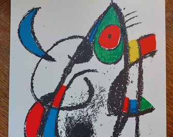 Joan Miro Original Lithograph in color (1975)