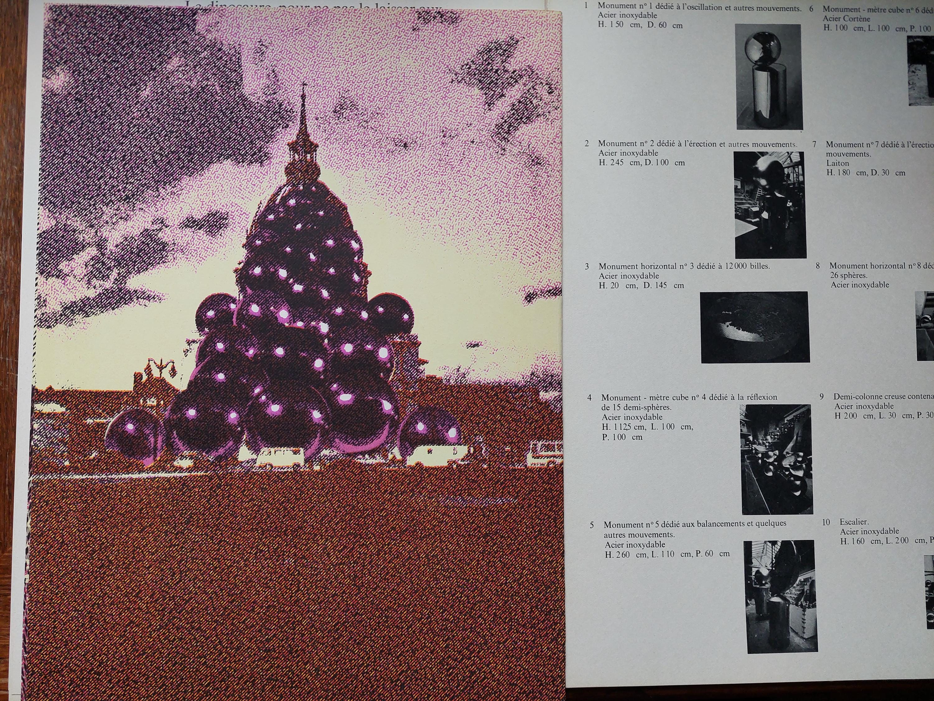 Pol Bury Derrière le Miroir No. 191 (1971) met originele prints