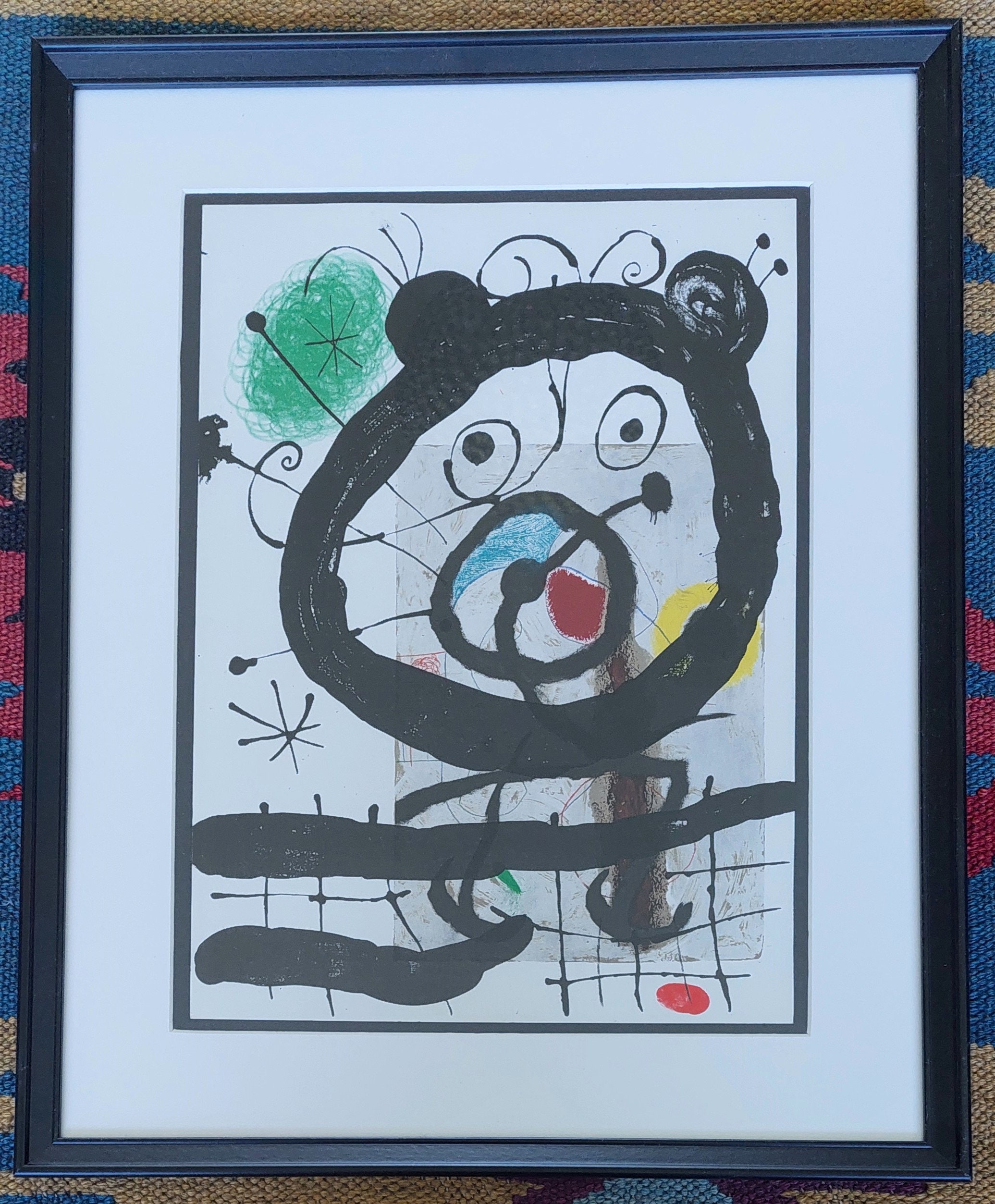 Joan MIRO Original Lithograph. Galerie Maeght, Paris, 1965