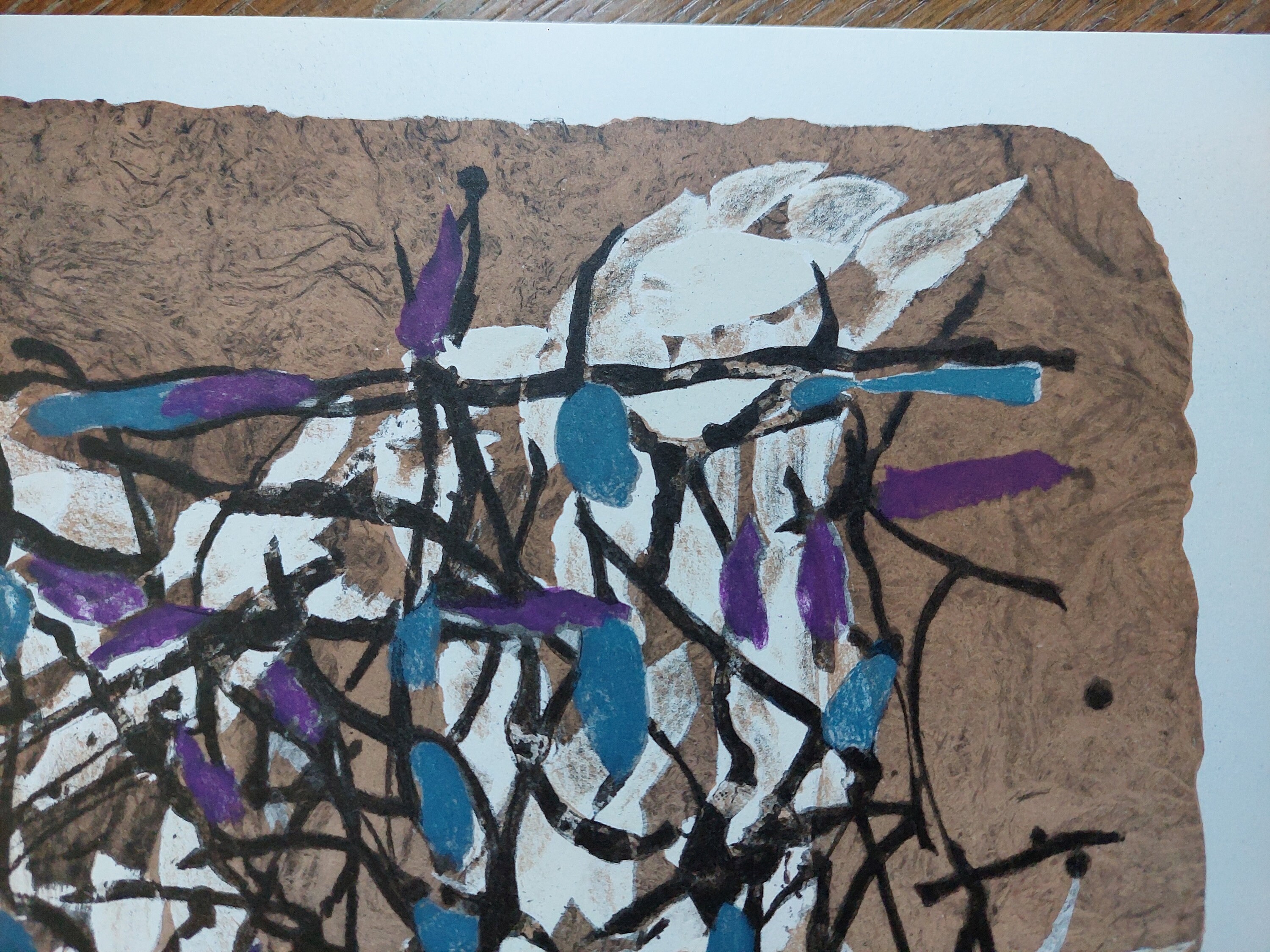 Jean-Paul RIOPELLE オリジナルのリトグラフ、Gallery Maeght、パリ