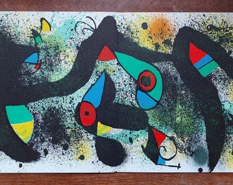 ジョアン・ミロ、エッチング、限定版、アートプリント、抽象芸術