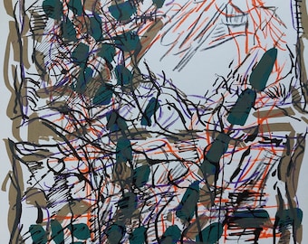 ジャン=ポール・リオペル オリジナルリトグラフ、1976年 / リオペル