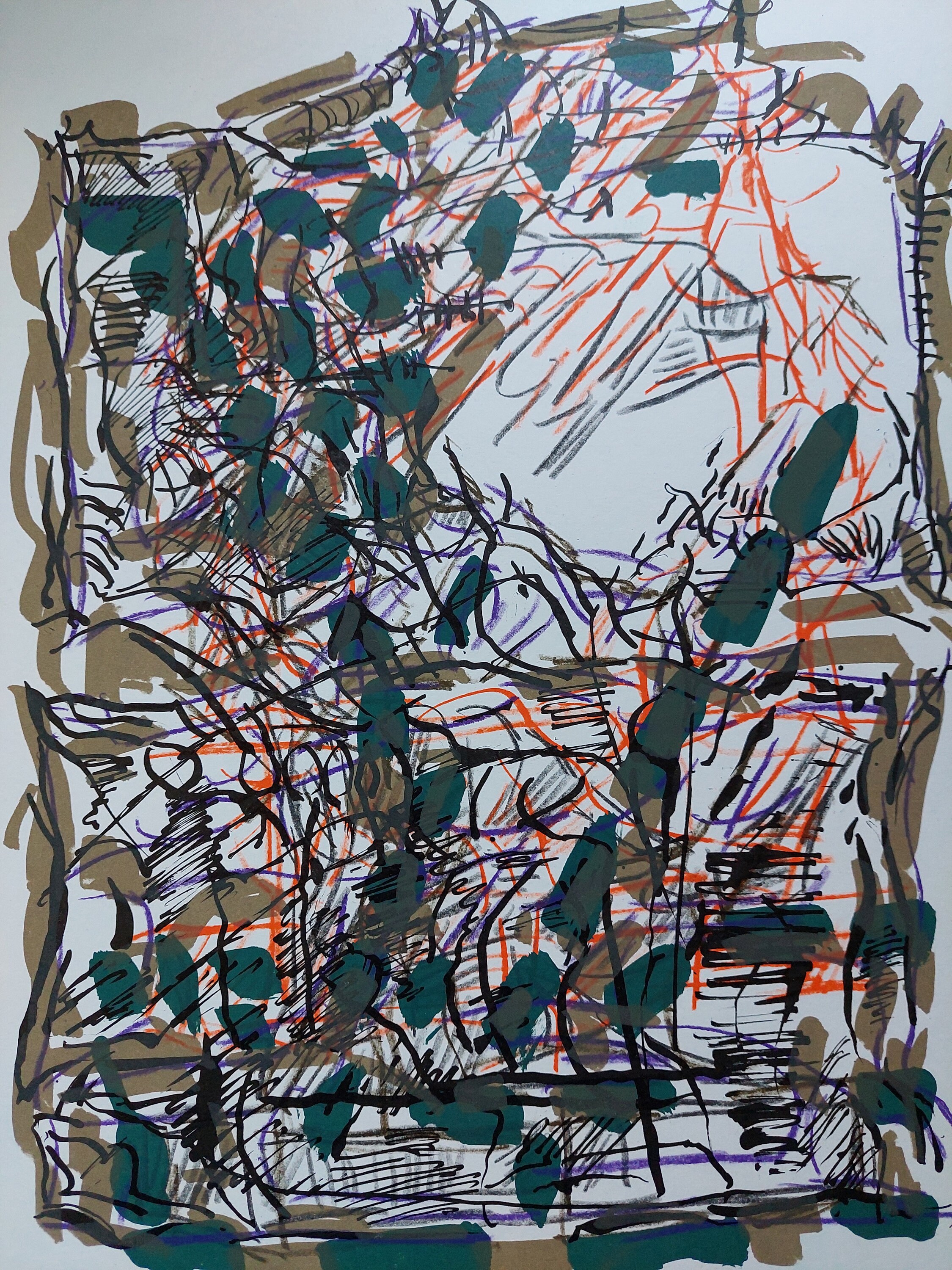 ジャン=ポール・リオペル オリジナルリトグラフ、1976年 / リオペル