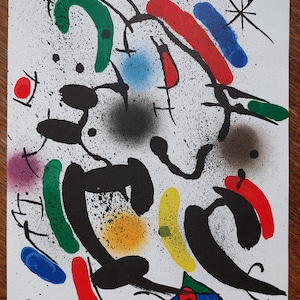 ジョアン・ミロ – 「Litografia Original I」 – オリジナルの ジョアン・ミロ – 「Litografia Original I」 – オリジナルの