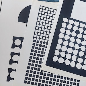Victor VASARELY Original screenprints &quot;CORPUSCULAIRES&quot;, 1973 / Original prints by Vasarely