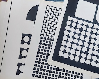 Victor VASARELY Original screenprints "CORPUSCULAIRES", 1973 / Original prints by Vasarely