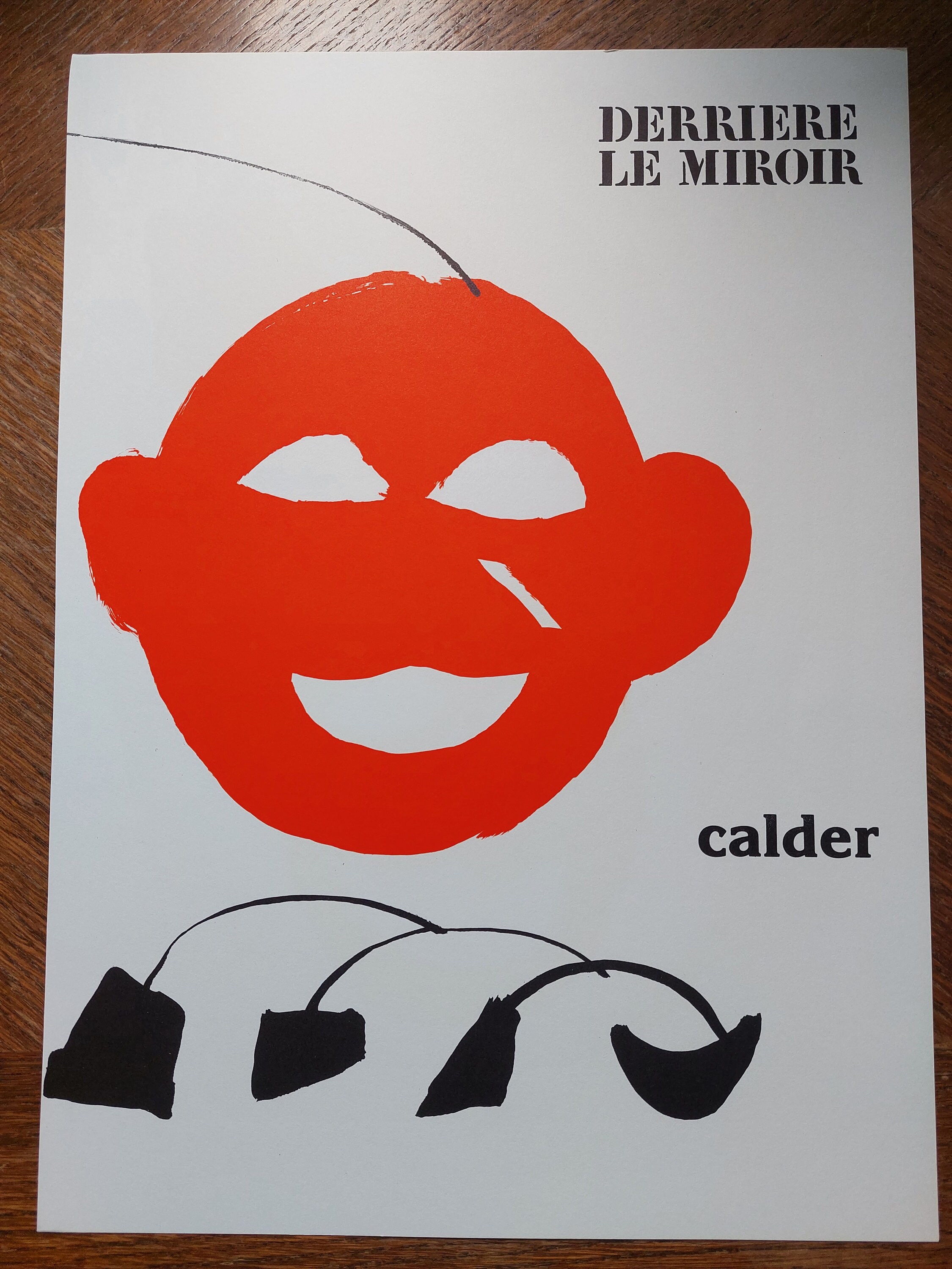 Alexander CALDER Original lithograph "Mask". Maeght editeur, Paris, 1976 // Original print by Calder