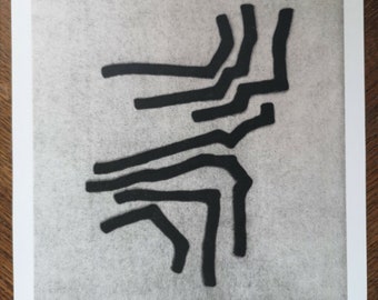 Eduardo CHILLIDA Offset lithograph, Gallery Maeght, Paris, 1971