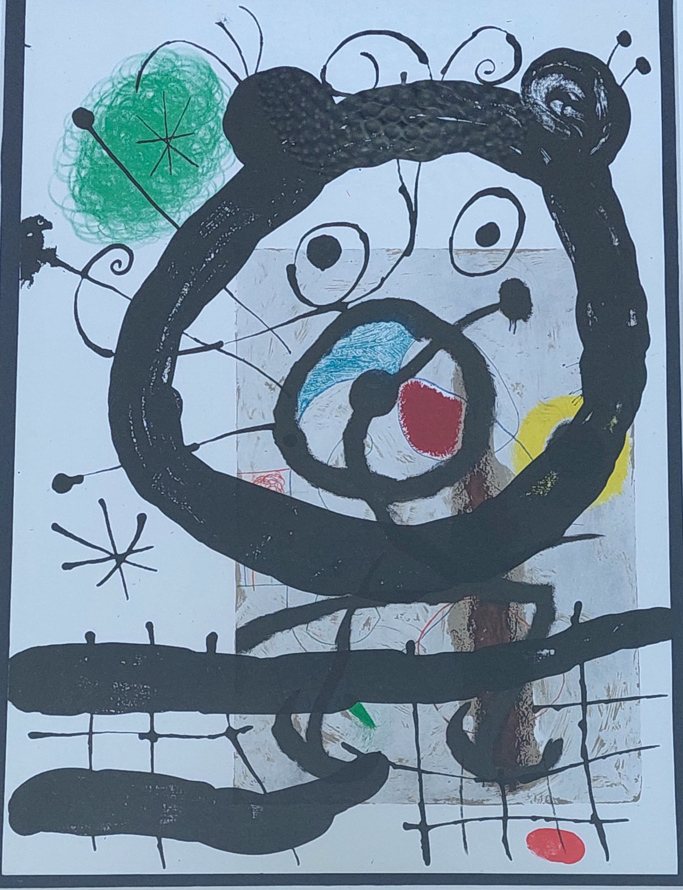 Joan MIRO Original Lithograph. Galerie Maeght, Paris, 1965