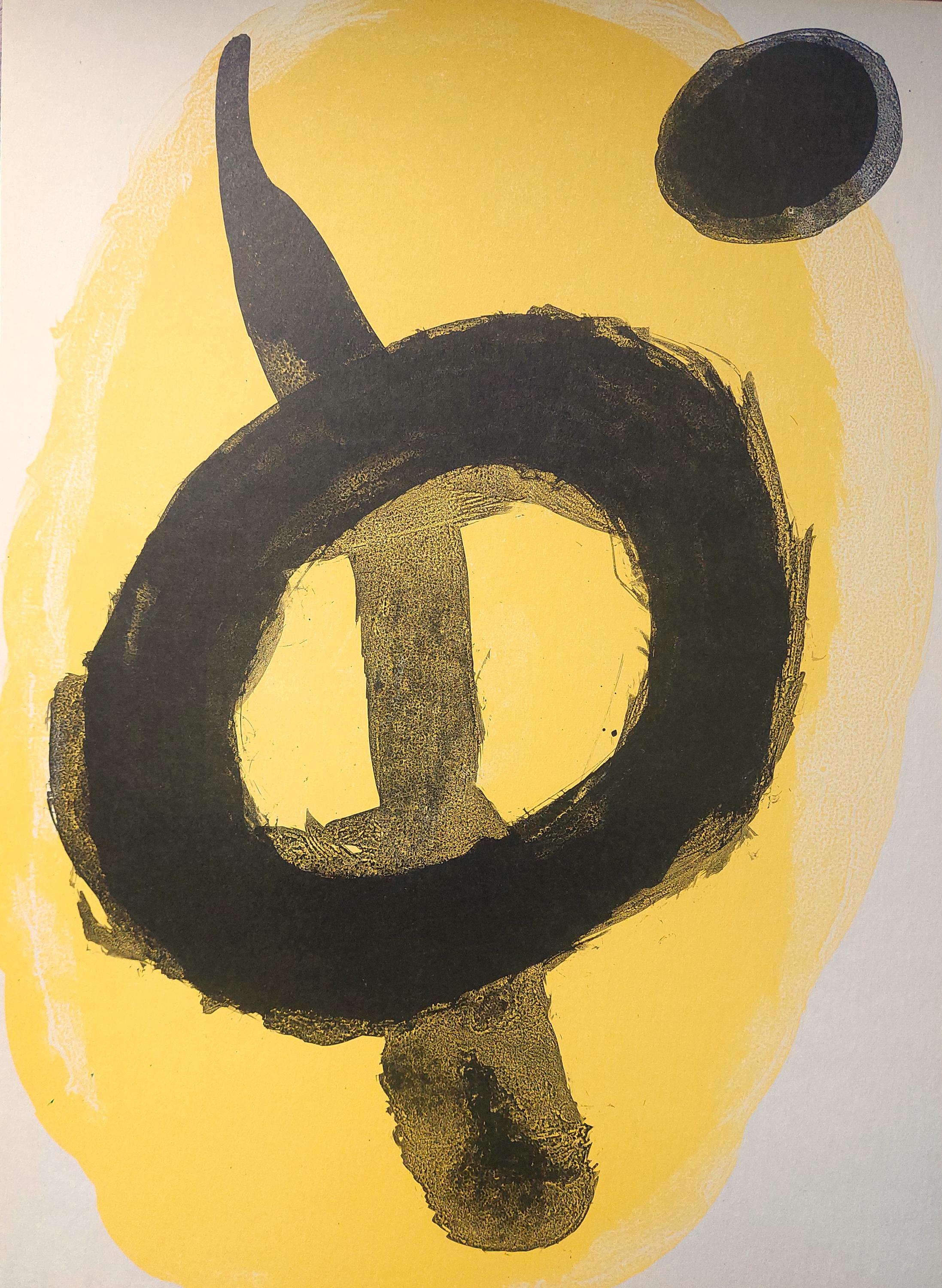 ジョアン・ミロ オリジナル・リトグラフ「Janne et vert」、1961年