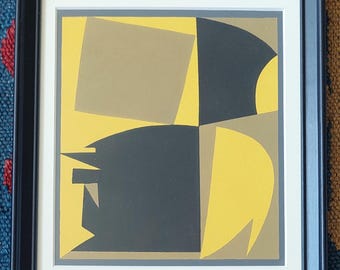 Victor VASARELY Original pochoir, 1952 / Original print by Vasarely