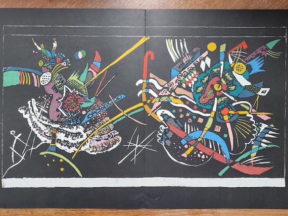 Wassily KANDINSKY Original Lithograph. Maeght Editeur, Paris, 1958