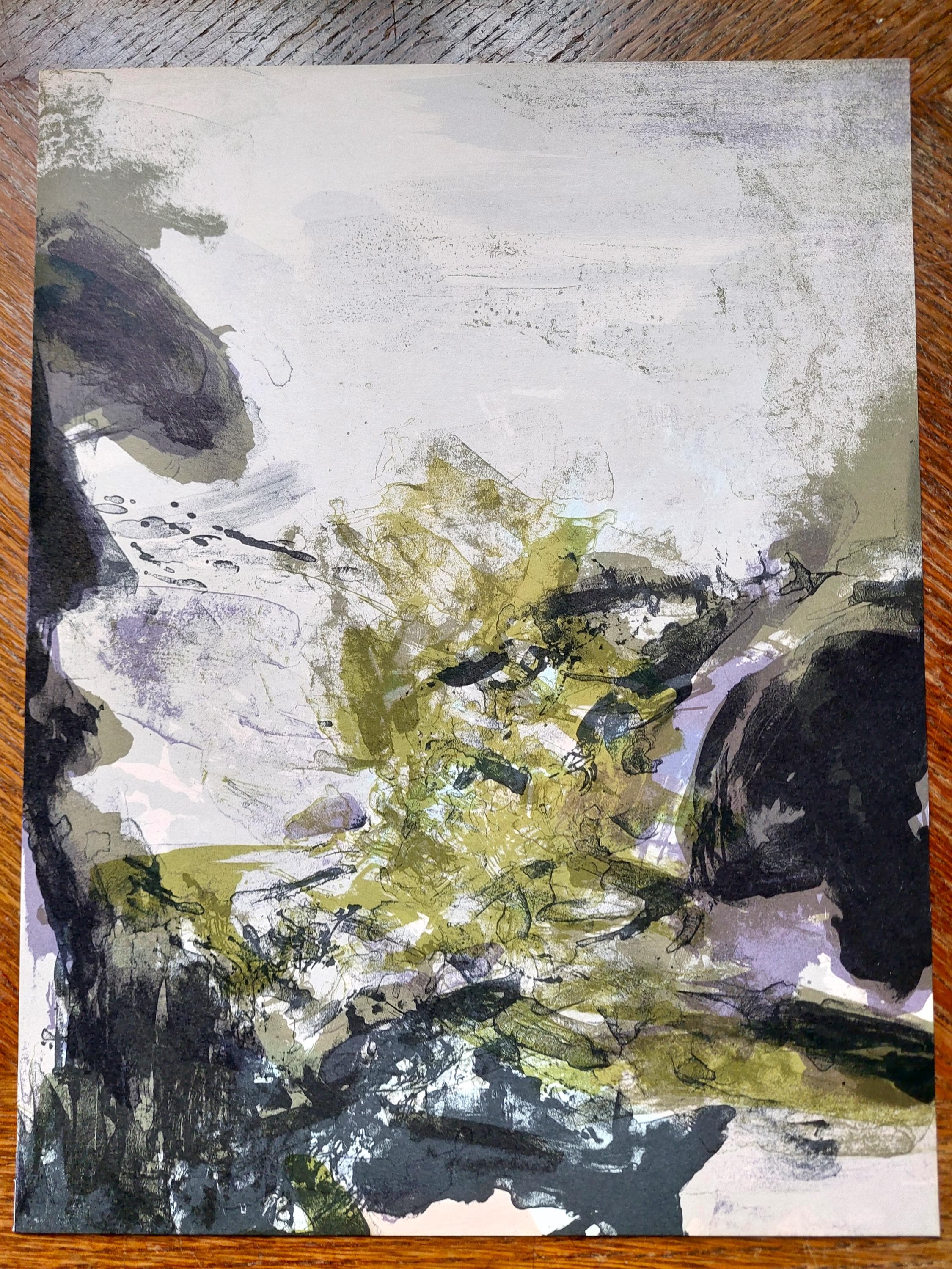 Zao Wou-ki Original Lithograph, 1971 / Original Print by Zao Wou