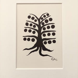 Alexander CALDER Original lithograph "Tree", 1971 / Gallery Maeght, Paris. Plate signed