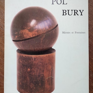 Pol BURY, catalogue with lithographs &quot;Mirrors and Fountains&quot; / Adrien Maeght Gallery, 1985