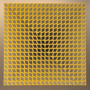 Victor VASARELY Original heliogravyr "ILLIK", 1971