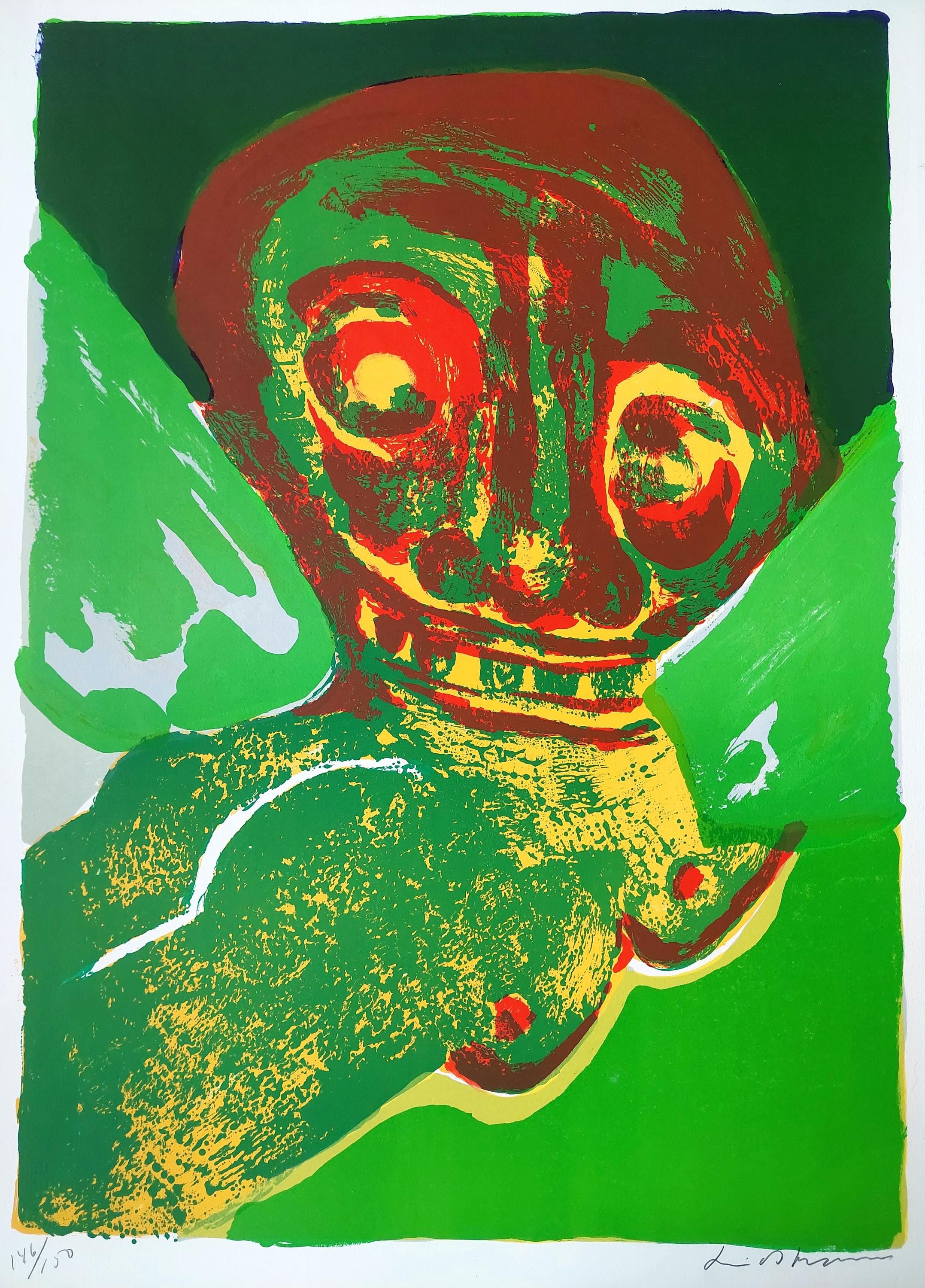 ベングト・リンドストローム サイン入りリトグラフ / リンドストローム