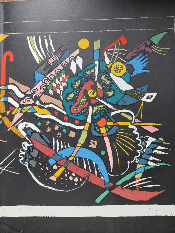 Wassily KANDINSKY Original Lithograph. Maeght Editeur, Paris, 1958