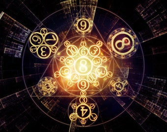 Guide de numérologie et de chemin de vie - Téléchargement instantané du fichier numérique (Page Grimoire DIY)