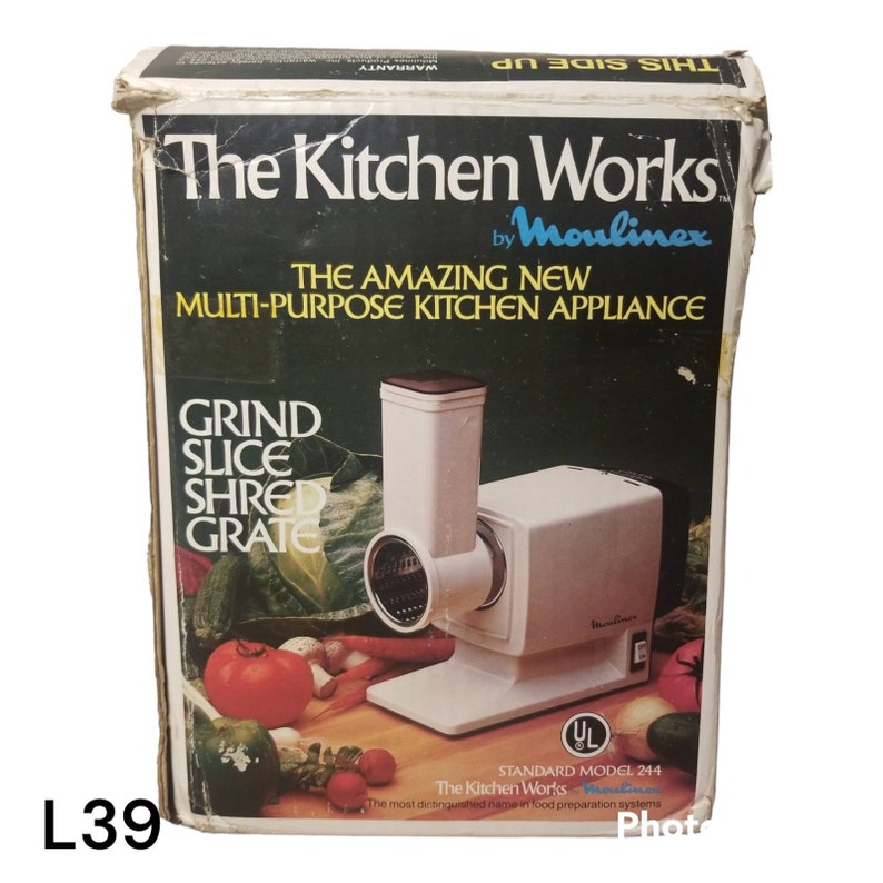 Moulinex Tupperware the Kitchen Works Model 244 308 Etsy