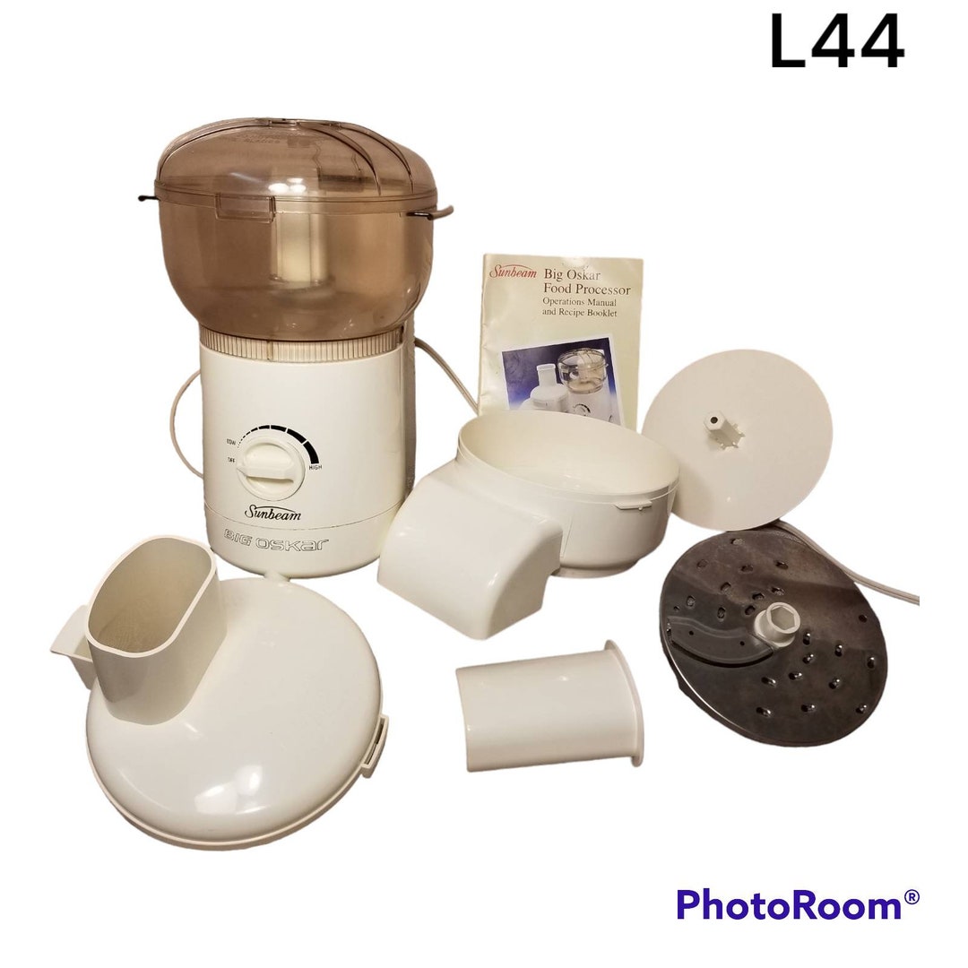 Vintage Sunbeam Big Oskar Food Processor Attachments TESTED Etsy