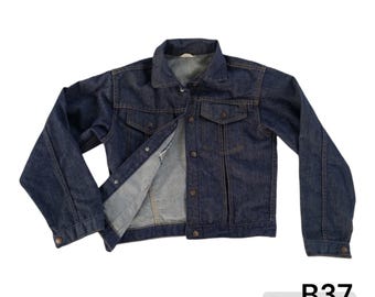 60〜70'S TOWNCRAFT Vintage Denim Jacket VTG 60-70s Denim Jacket Patches ￼Towncraft Selvedge Womens