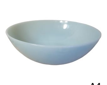 Vintage Fire King Delphite Turquoise Blue Vegetable Serving Bowl 8” EUC