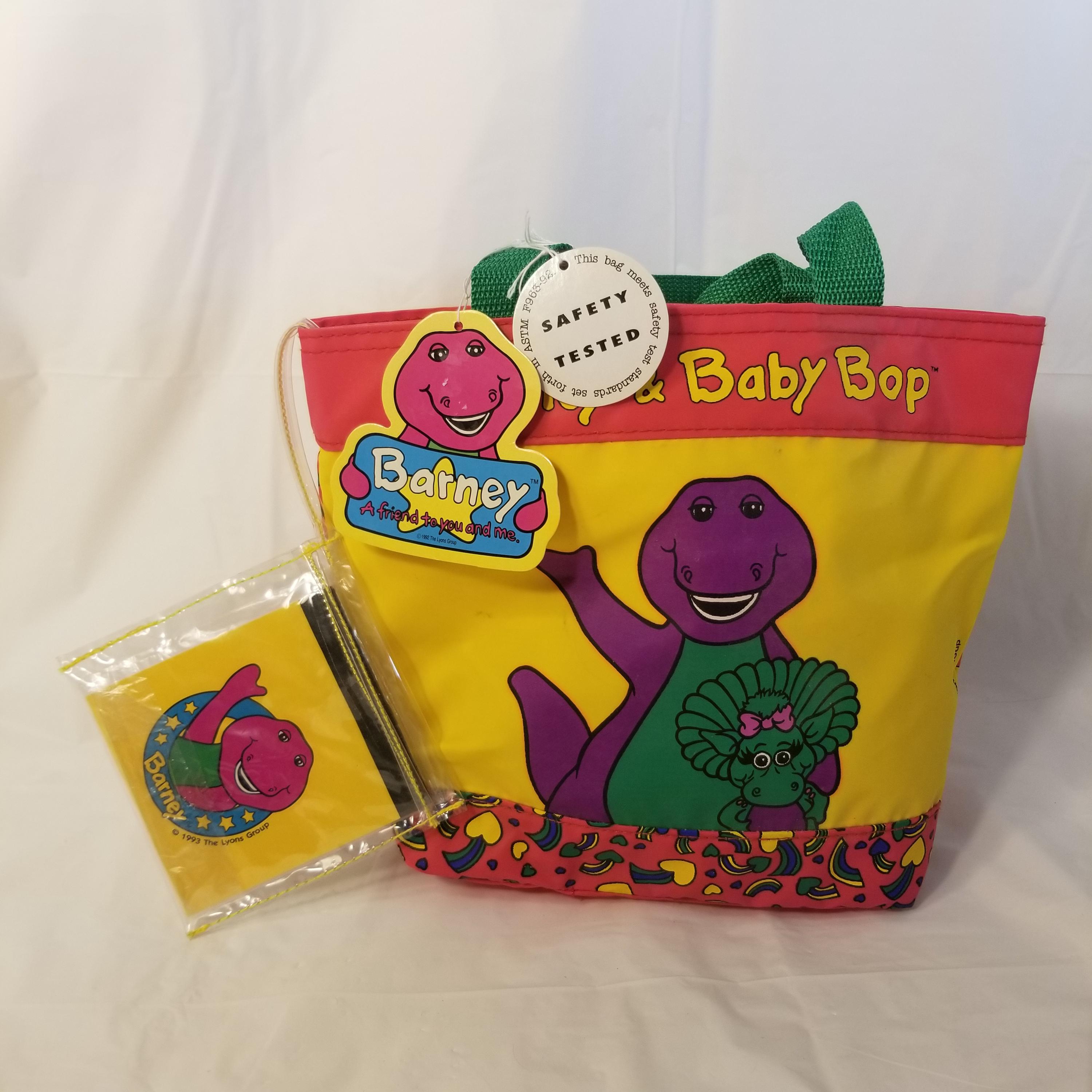 Barney Baby Bop Bag Vinyl Tote 1992 the Lyons Group 9