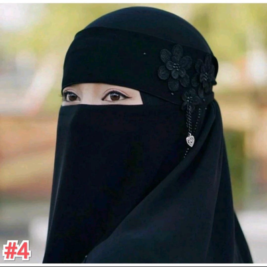 French veil set with niqab