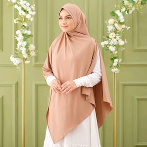 Hijab jersey instant khimar niqab head cover hijab prayer islamic scarf
