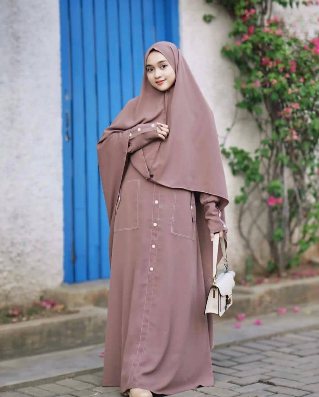 アバヤ セット ヒマール ニカブ / ヒジャブ 礼拝服 / イスラム教の女性