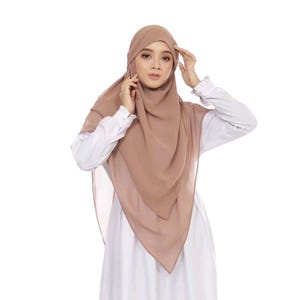 Ceruty Babydoll Khimar Niqab: Instant Muslim Prayer Hijab